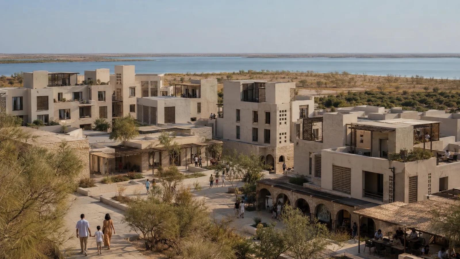 Turizm qishlog'i — suv bo'yidagi majmua